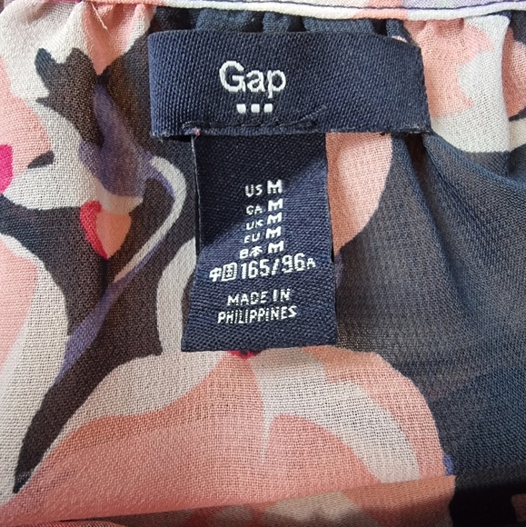 Gap Sheer Floral Flowy Blouse - Picture 5 of 8
